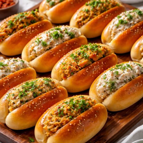 Pains navettes antillais garni au choix, spécialité antillaise pour buffet ou brunch