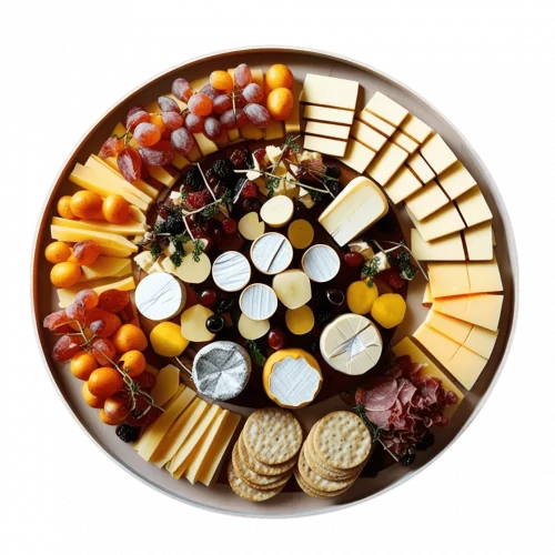 Boîte apéritive la fromagère artisanale avec fromages variés, fruits frais, pains et condiments – Ti’ Zest Kréyol
