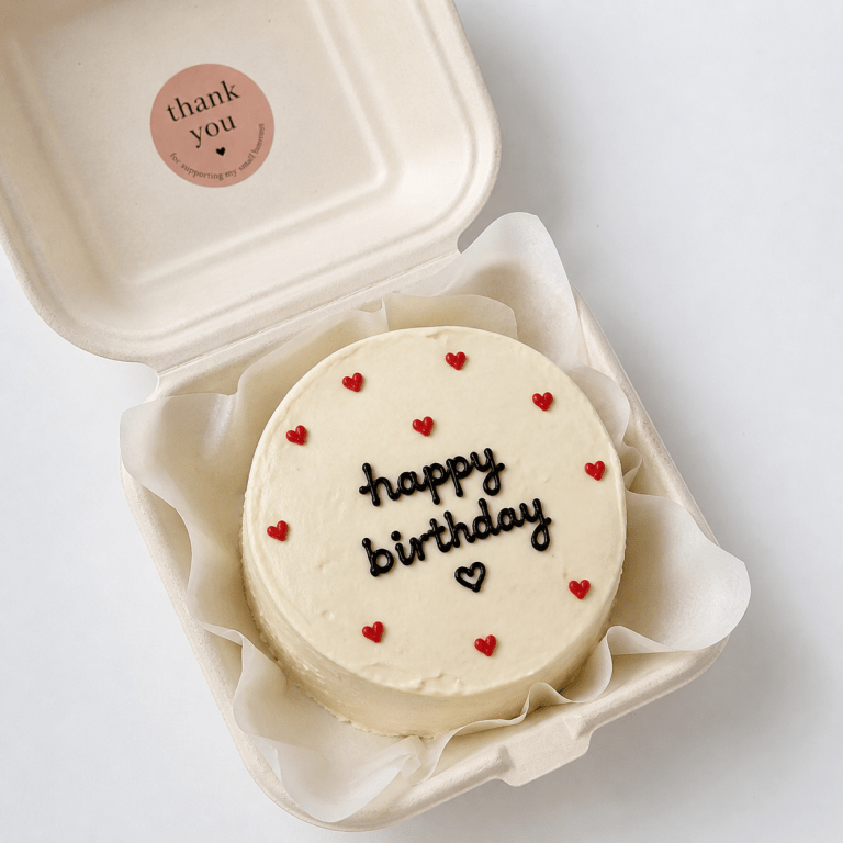 bento cake personnalisé avec message Ti' Zest Kréyol