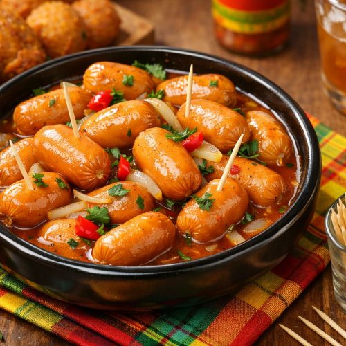 saucisses cocktail à l'antillaise | 10 personnes