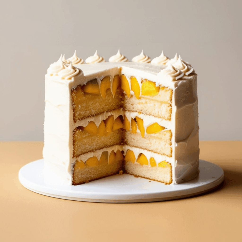 Layer Cake Vanille Mangue
