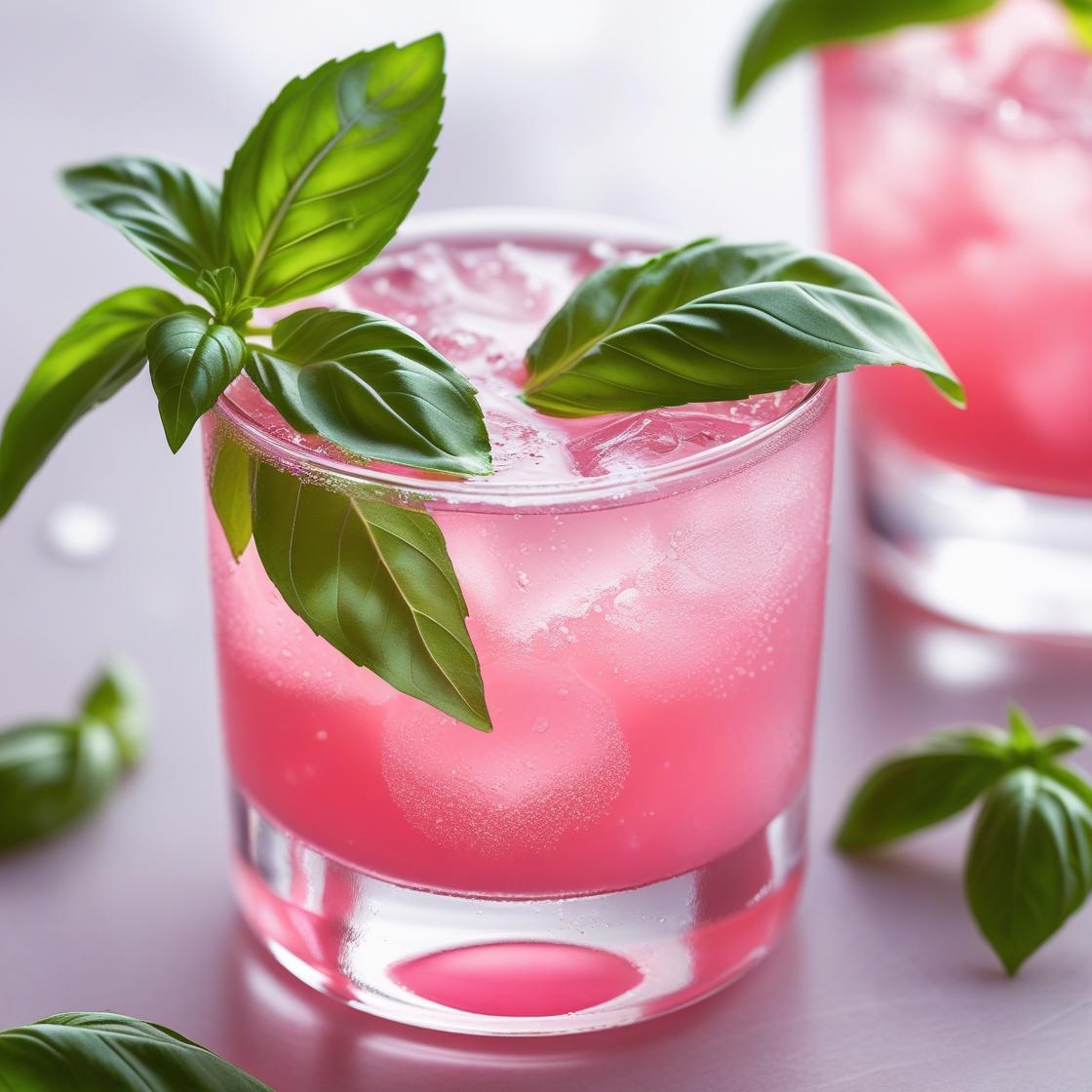 Cocktail Goyave Basilic Rose – Image 1
