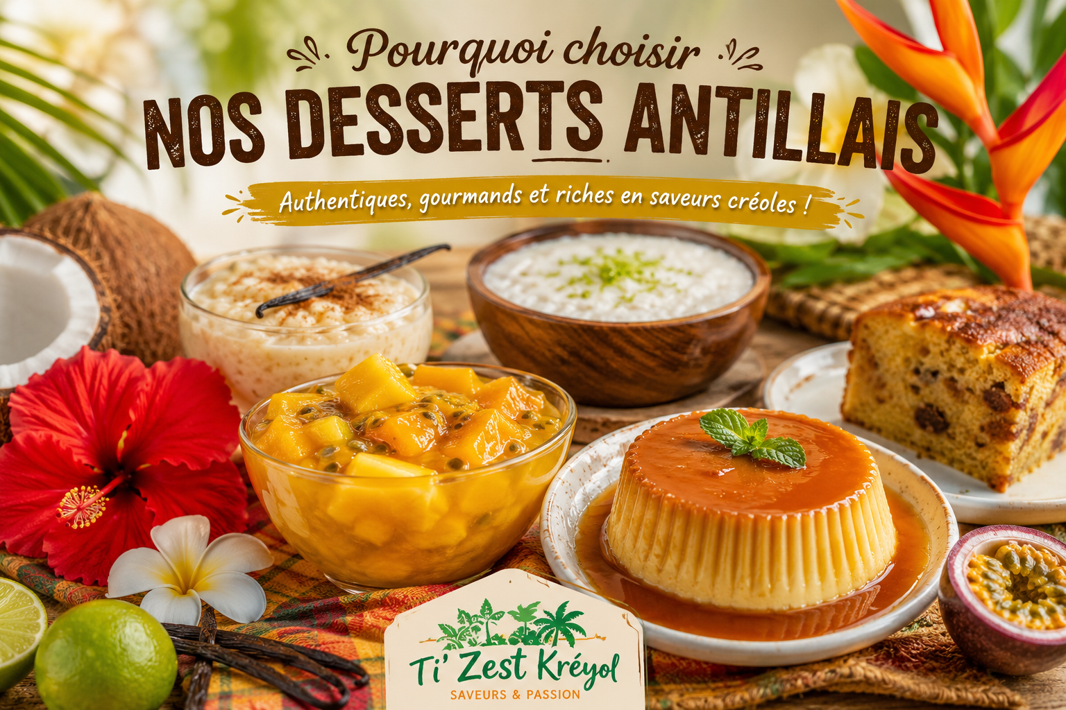 Pourquoi choisir nos desserts antillais