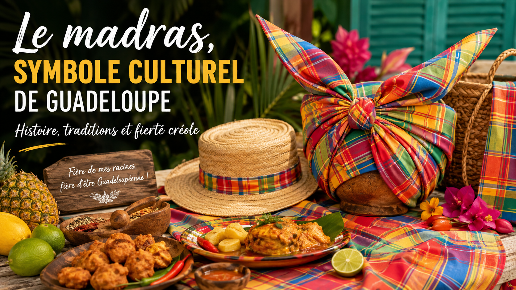 Le madras, symbole culturel de la Guadeloupe