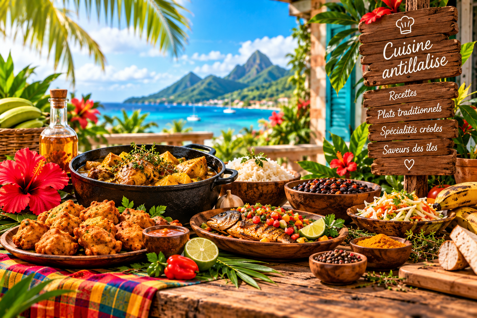 Cuisine antillaise et spécialités créoles