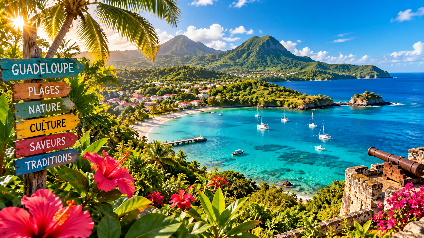 Paysage et ambiance de Guadeloupe