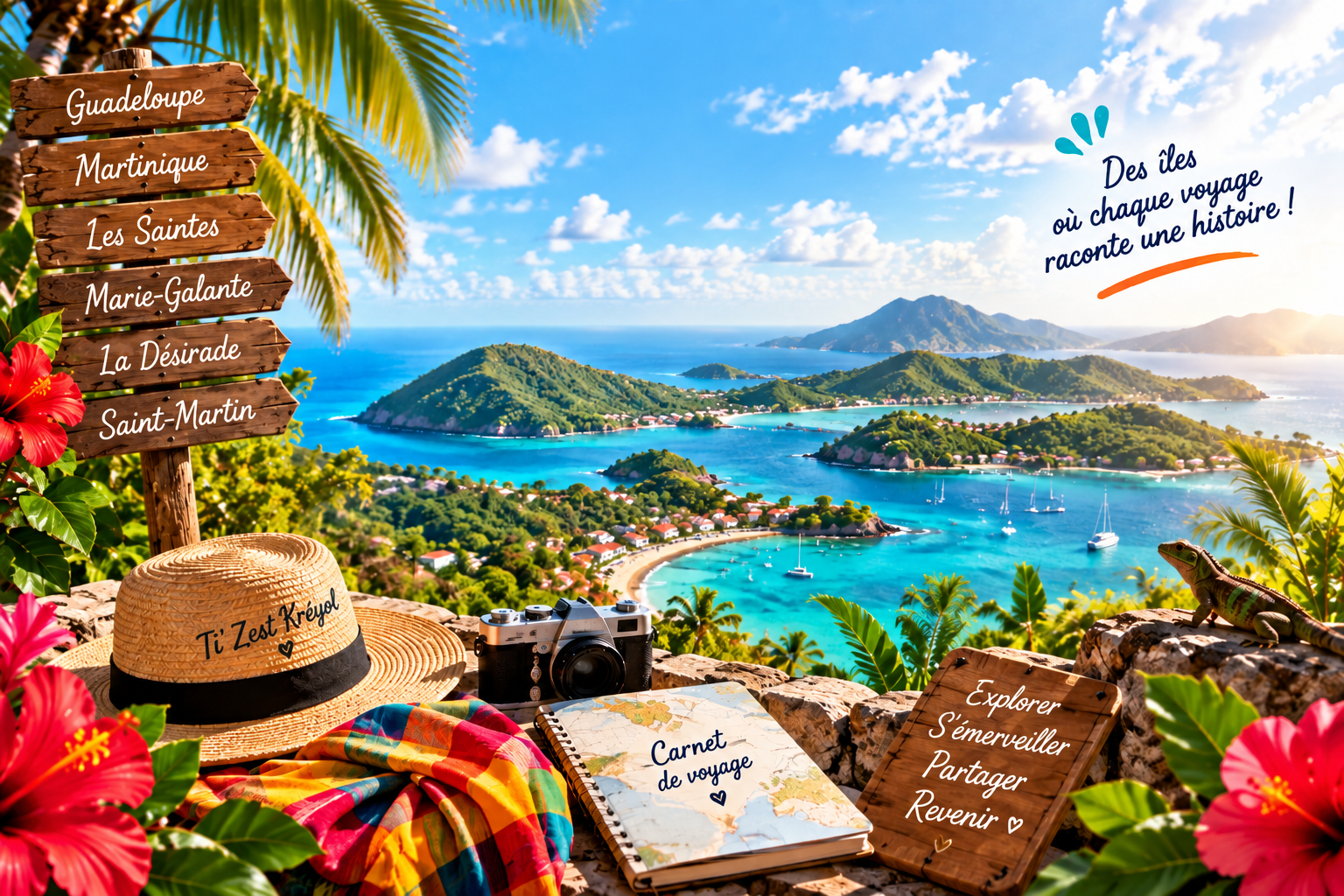 Voyager aux Antilles et découvrir la Guadeloupe